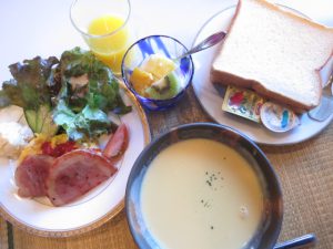 パークサイドヴィラ倉敷の朝食