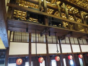 香川の金丸座の吊り