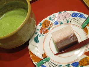 小椋の抹茶と和菓子