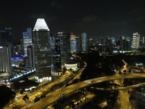 シンガポールのフライヤー夜景その２１