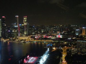 シンガポールのフライヤー夜景その３