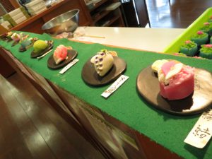 島根の松江のきはるの和菓子見本