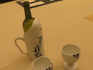 陶芸展の和将窯のワインセット