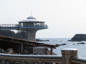 和歌山旅行の崎の湯からの海中展望塔