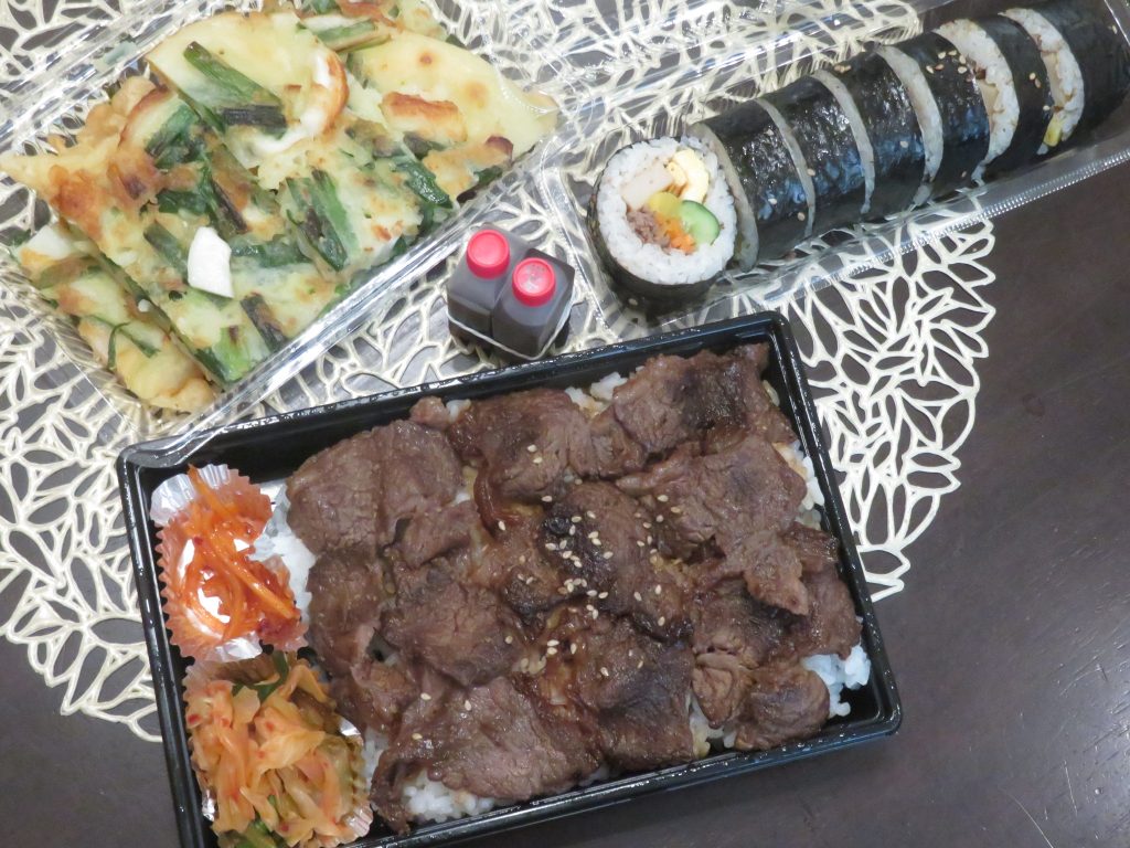 焼肉極の焼肉弁当