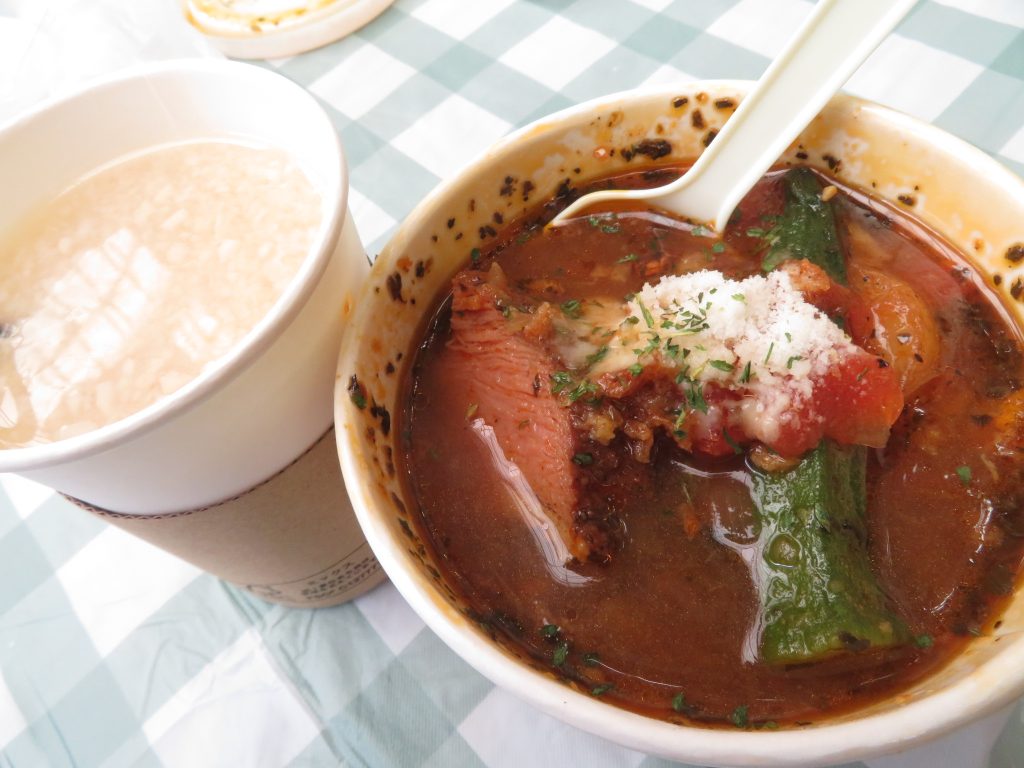 食の市とはだか麦飯カレー博のココチのカレー