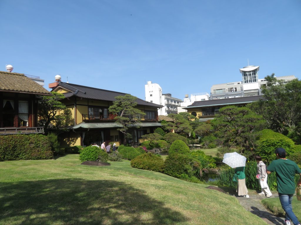 熱海の起雲閣の庭園