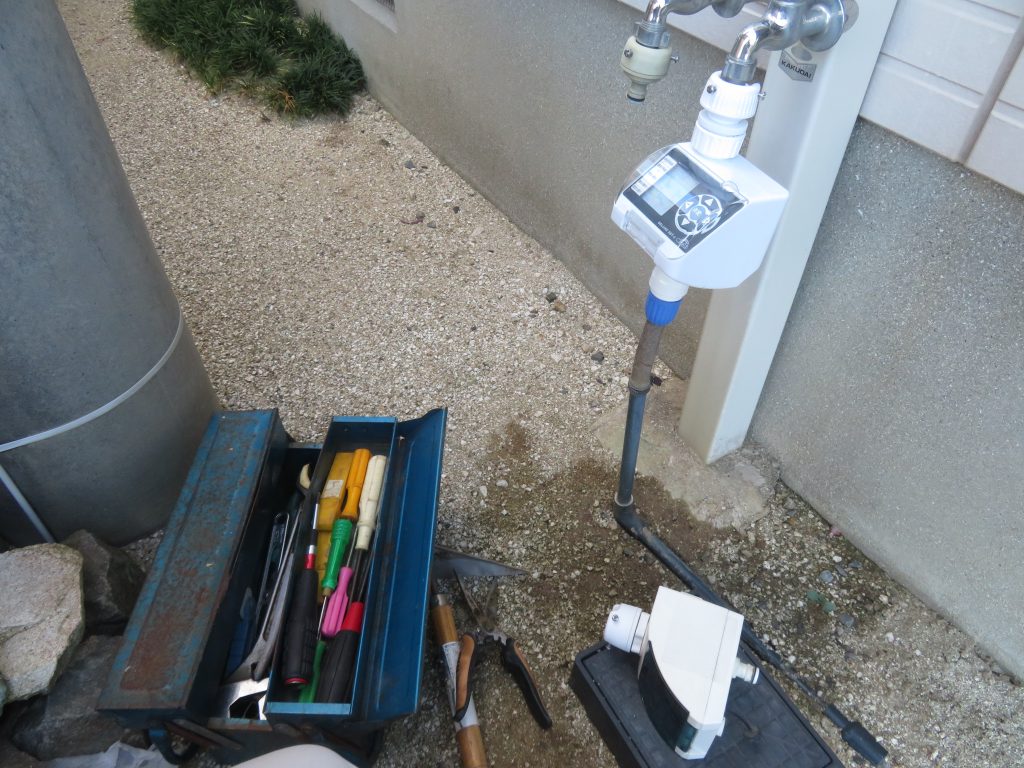 自動散水器の交換
