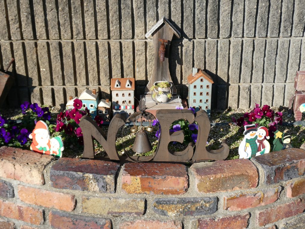 花壇2025クリスマス装飾4