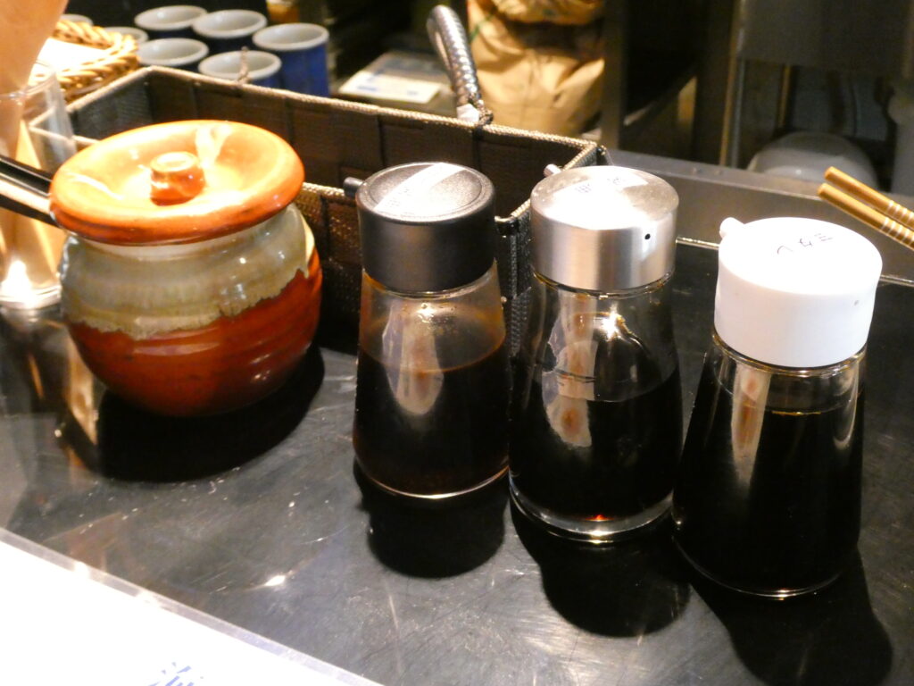 海鮮はるの卓上